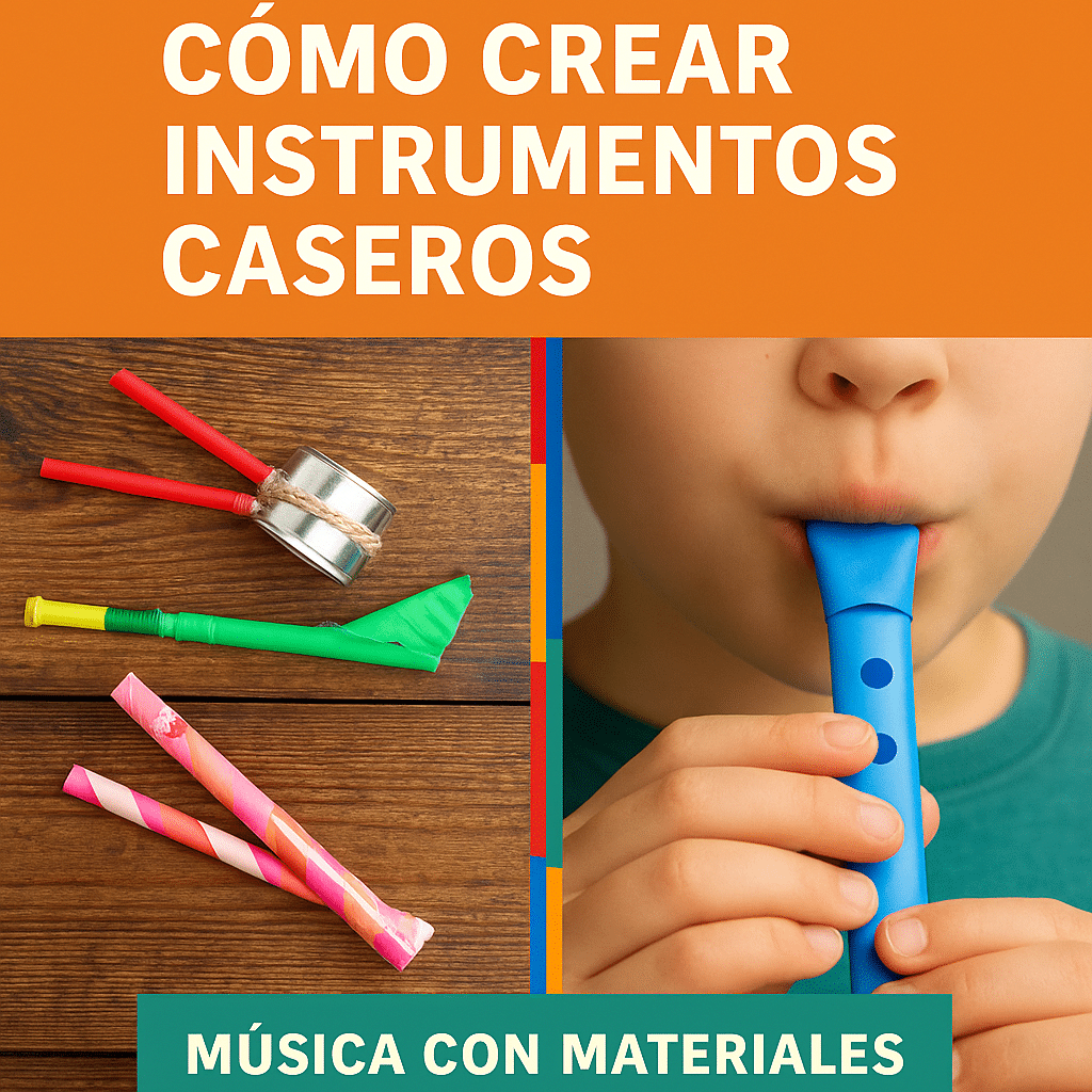 Pajitas usadas: c&oacute;mo crear instrumentos caseros