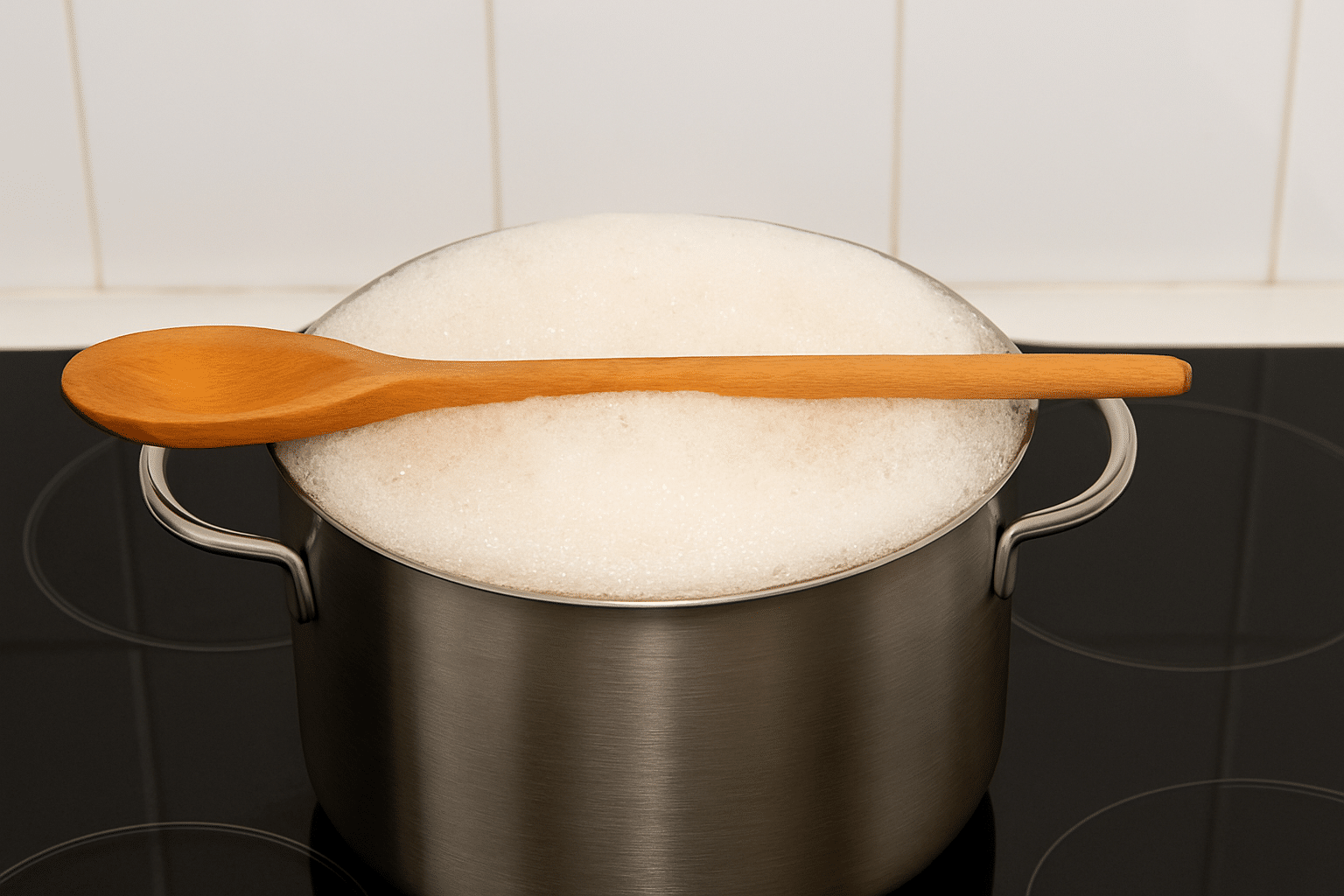 🟤 Por qué meter una cuchara de madera sobre la olla evita que hierva: el truco casero que no sabías que necesitabas 🍲🥄