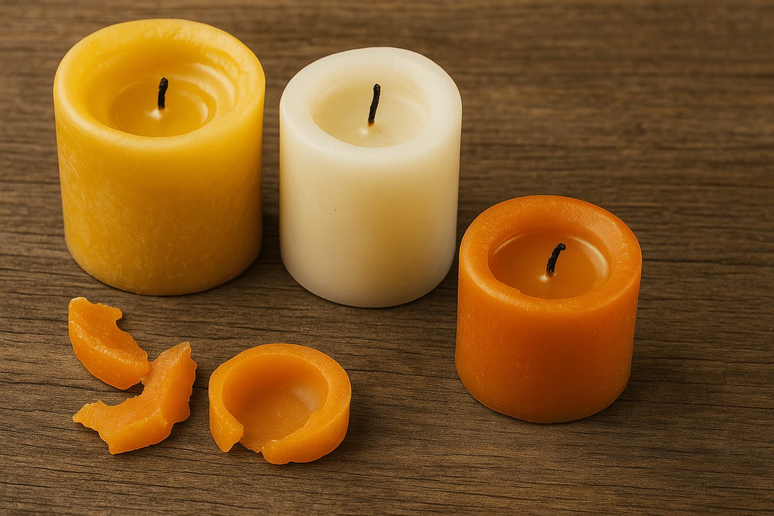 Qué hacer con velas derretidas por la mitad