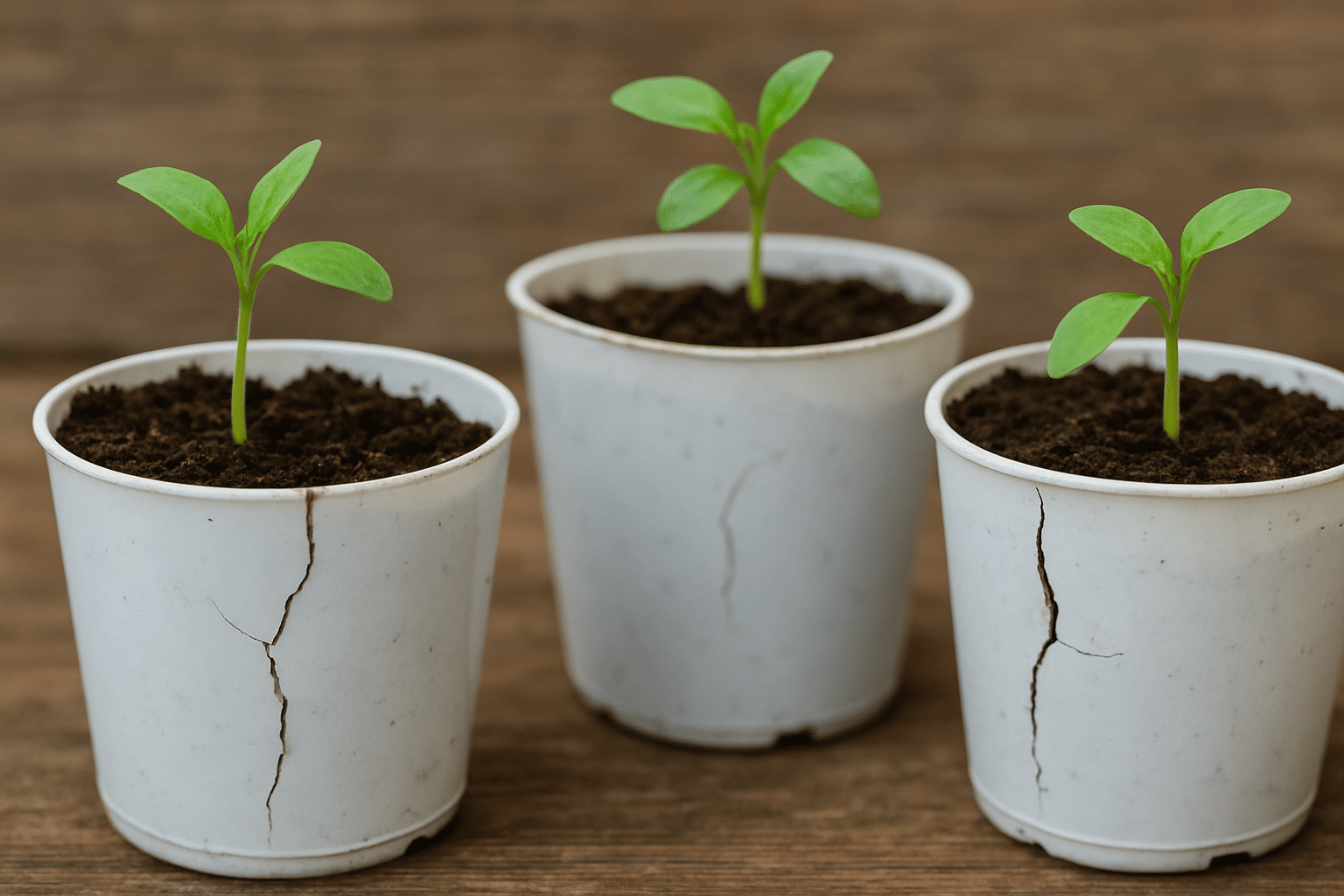 Cubos agrietados: ideas para crear semilleros