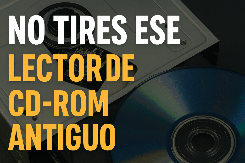Qué hacer con lectores de CD-ROM antiguos